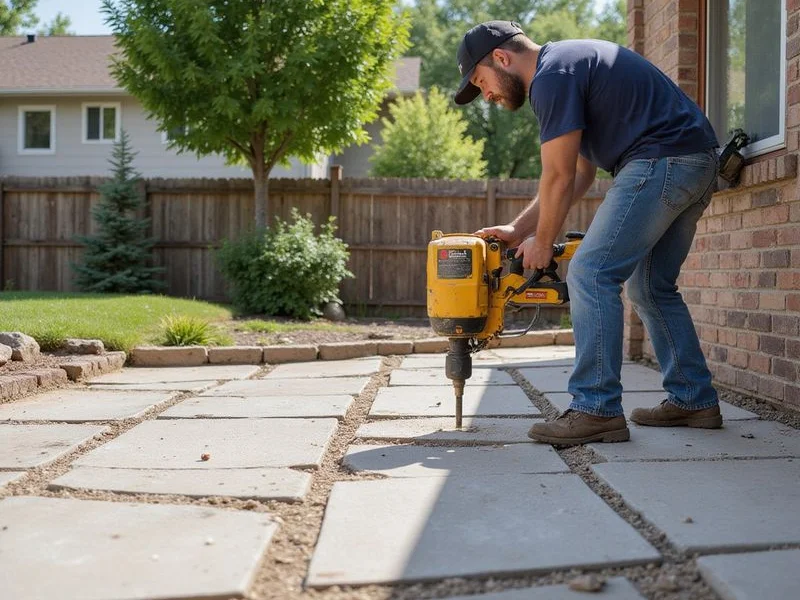 Patio & Porch Leveling project 2 in Colorado Springs