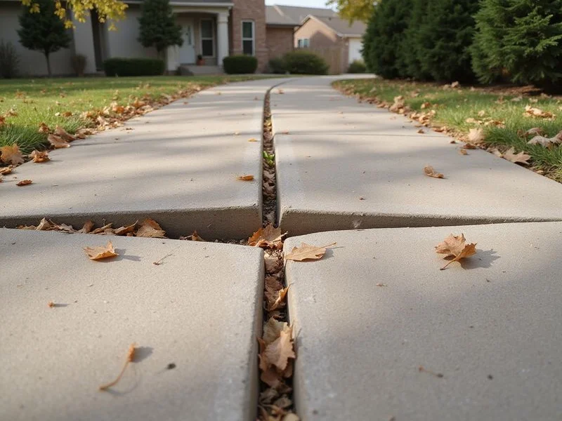 Sidewalk & Walkway Leveling before leveling