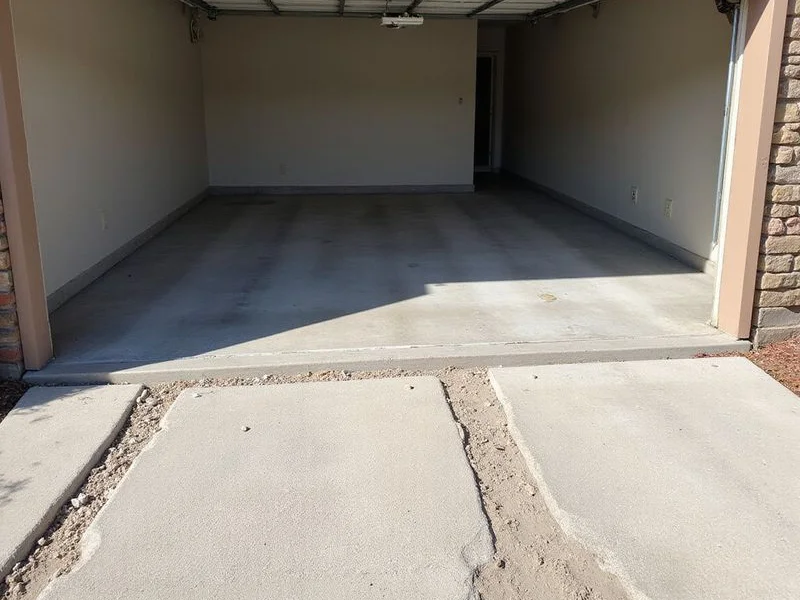 Garage Floor Leveling after leveling