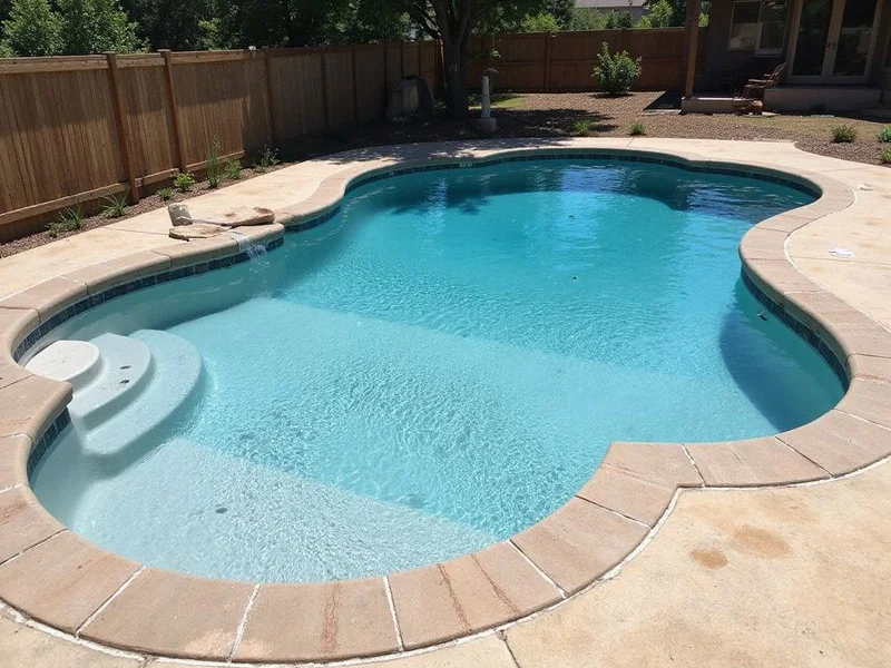Pool Deck Leveling after leveling