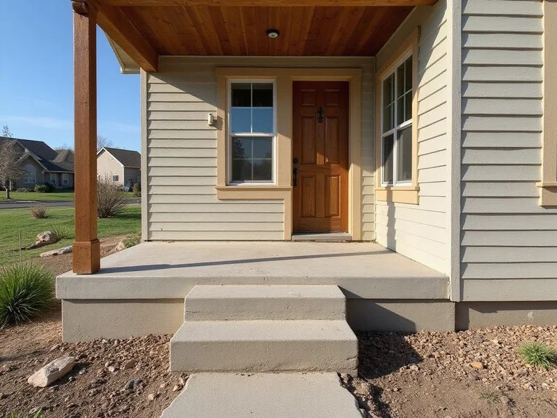 Patio & Porch Leveling after leveling