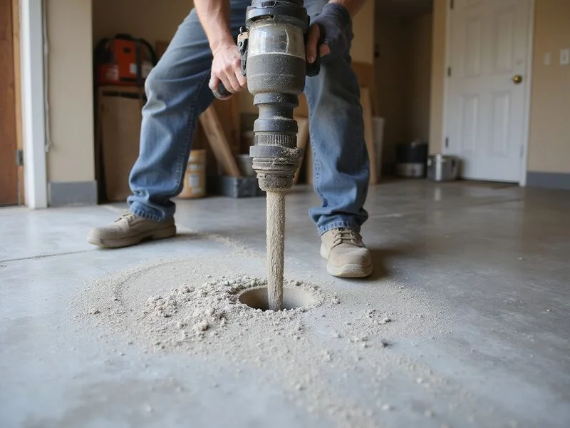 Garage Floor Leveling project 2 in Colorado Springs